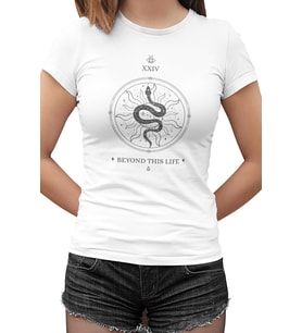 Beyond This Life Beyaz Bayan Tshirt