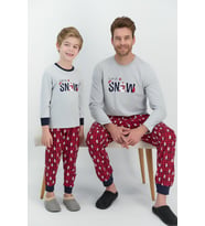 Roly Poly 2548 Let İt Snow Grimelanj Erkek Çocuk Pijama Takımı