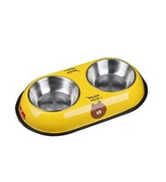 MAXİ LİFE İKİLİ ÇELİK MAMA KABI 34,5 CM