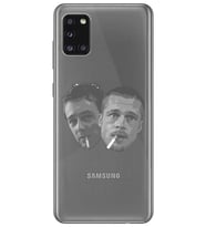 Samsung Galaxy A31 Uyumlu Fight Club Desenli Şeffaf Telefon Kılıfı