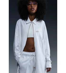 Nike Naomi Osaka Oversized Dress Gold Fermuar Bol Kesim Kadın Elbise Beyaz