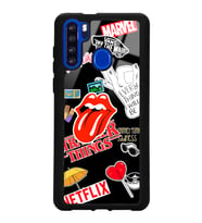 Reeder P13 Blue Max Uyumlu Sticker Tasarımlı Glossy Telefon Kılıfı