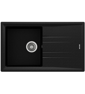 115330017-Teka Stone 50 B-TG Metallic Black Granit Eviye