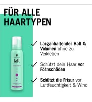 Lexroo Volume Hacim Verici Saç Köpüğü 150 ml