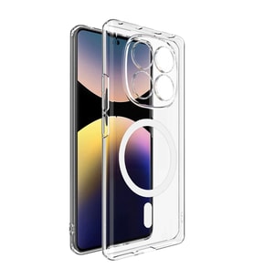 Xiaomi Redmi Note 14 Pro 4g Combo Sert Şeffaf Magsafe Kapak - Şeffaf