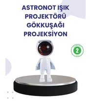 Dekoratif Gün Batımı Işığı - Astronot Figürlü