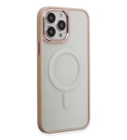 iPhone 15 Pro Kılıf Room Magneticsafe Silikon - Pudra