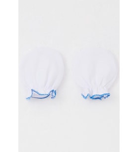 Breeze Yenidoğan Bebek Eldiven Basic Standart, Beyaz
