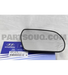 Hyundai Santa Fe Elektrikli Ayna Camı 2009-2012 Sağ (Oem No:876213J110)