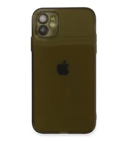 Newface Apple iPhone 12 Kılıf Fly Lens Silikon - Siyah