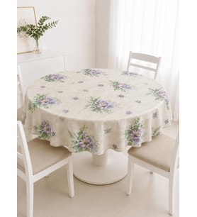 Elyaflı Masa Örtüsü Çok Amaçlı Desenli Fibe Piknik Kamp Çanta Kamp Matı Seyahat Outdoor Kum Kir Tutmaz Örtü Kilim 140 cm Yuvarlak