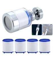 SN-27145 Oynar Başlıklı Kireç Önleyici 5 Filtreli Su Tasarruflu Musluk Başlığı