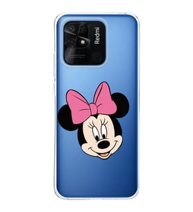 Redmi 10c  Kapak Minnie Mouse Tasarımlı Şeffaf  Kılıf