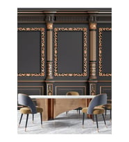 Dreamwall Çerçeve Desenli Isı Ve Ses Yalıtımlı Sağlıklı Tekstil Duvar Kağıdı (Karışık)