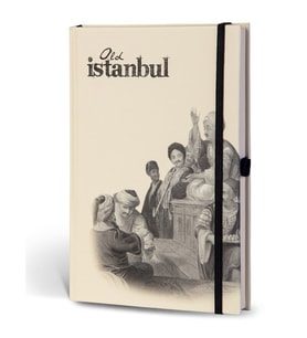 Eski İstanbul journal Çizgili Lastikli Şark Kahves