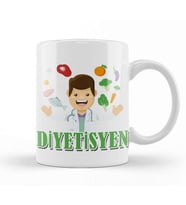 Diyetisyen Kupa Bardak Porselen