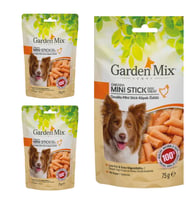 Garden Mix Tavuklu Mini Stick Köpek Ödülü 75 Gr X 3 Adet