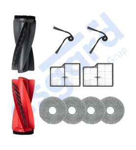 Roborock Saros 10- Saros 10R Uyumlu 1 Ana Fırça 2 Yan Fırça 2 Filtre 4 Mop PKT-iasgf0000870