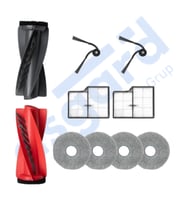 Roborock Saros 10- Saros 10R Uyumlu 1 Ana Fırça 2 Yan Fırça 2 Filtre 4 Mop PKT-iasgf0000870