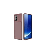 Samsung Galaxy A91 (S10 Lite) Uyumlu Kılıf Zore Negro Silikon Kapak (Kahverengi)