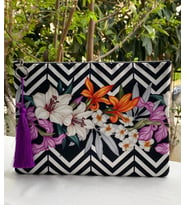 Zambak Clutch Çanta