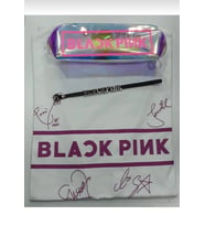 Blackpink Unisex Owersize T-shirt Kalemlik Bileklik Set
