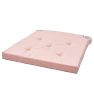 Sandalye Minderi, Pembe-Beyaz, 42/35x40x4 cm