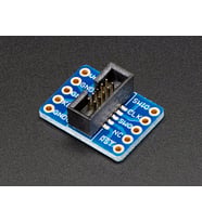 2x5 Pin 1.27mm to 2.54mm Dönüştürücü Kart