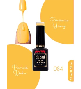 Adanil 15 ml Misyul Profesyonel Sarı Kalıcı Oje Mis-084