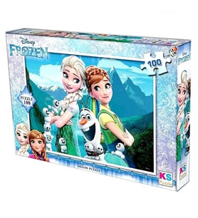 100 Parça Frozen Puzzle