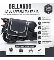 Universal Kapaklı Motosiklet Heybe Çantası Yan Çanta