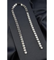 Hematit Doğal Taş Mat Gümüş Kare Kesim 8x8x3mm Dizi [AA]