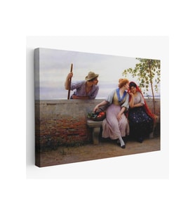 Kadınları Taciz Eden Adam Tablosu-6526