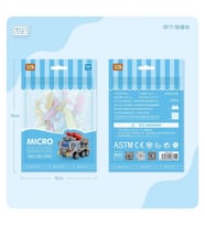 Mey İthalat® LZ8615 Araba Blok Seti Mini Poşet 150 Parça -Vagon life