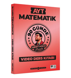 2027 90 Günde AYT Matematik Video Ders Kitabı Mert Hoca