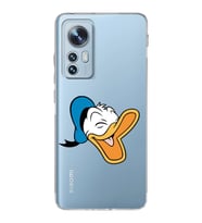 Xiaomi Mi 12 Uyumlu Kamera Korumalı Kapak Donald Duck Tasarımlı Şeffaf Silikon Kılıf