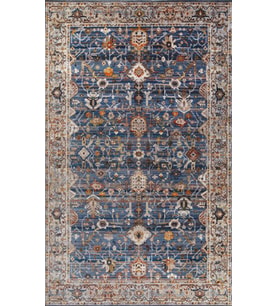 Gabardin Halı 7/24 Serisi 0727 Lacivert Salon Oturma Yatak Odası Halısı