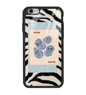 iPhone 6 Zebra Emoji Tasarımlı Glossy Telefon Kılıfı
