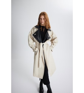 Markano Cloak Trenchcoat Bej