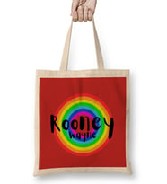 Wayne Rooney - Vintage Retro Rainbow Style Bez Çanta Uzun Saplı