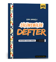 YAZ-SİL Defter-A5 (Kalem Hediyeli)