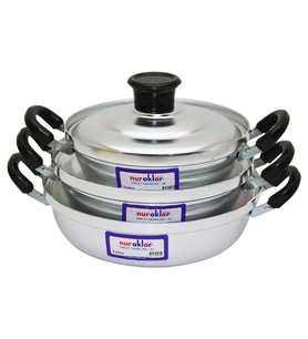 3LÜ ALÜMİNYUM OMLET SET NO-18-20-22