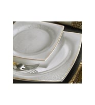 Aryıldız AR31018 60 Parça Bone Square Porselen Yemek Takımı 