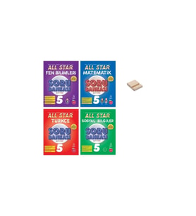 5. Sınıf All Star Matematik Fen Türkçe ve Sosyal 4lü Set Soru Bankası
