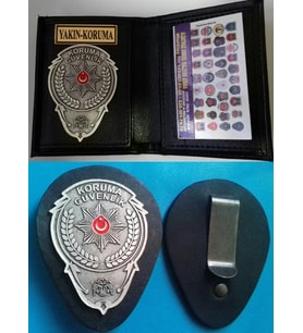 SIZE OZEL YAKIN KORUMA-ROZETLİ CÜZDANI+KEMER ROZETI SATINAL-SADECE,YAKIN KORUMA KIMLIK KARTLI PERSONELE SATILIR.-SIVILE SATILMAZ