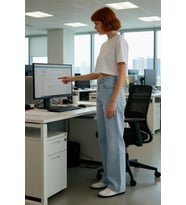 Kadın Açık Çiçek Detaylı Wide Leg Denim Pantolon Fonksiyonel Dayanıklı Kaliteli Konforlu Şık
