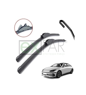 HYUNDAİ İONİQ 6 ÖN CAM SİLECEK SÜPÜRGESİ TAKIMI 2023 - 2025 İKONİK 6 ÖN SİLECEK SAĞ SOL