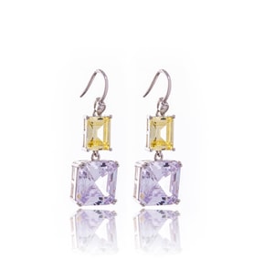 Shine Diamond İthal Gümüş Küpe
