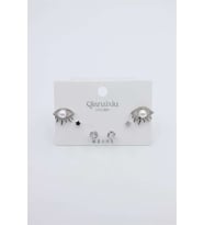Çoklu Set Küpe - Gümüş