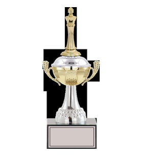 ODAK KUPA - Figürlü Kupalar - Satranç Figürlü Kupalar FG-046 B - 29 cm